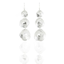 Rosette Tier of 3 Earrings