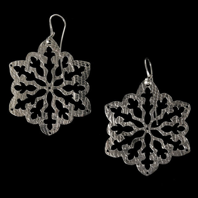 Snow Flake Earrings Small