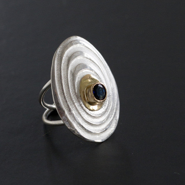 Tor Ring with Sapphire #3